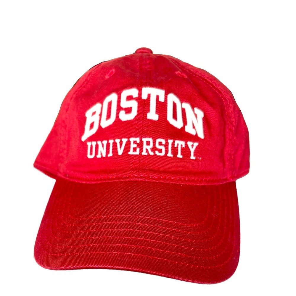 Legacy Boston University Hat Men OSFA Red Excellent Embroidered Dad Cap